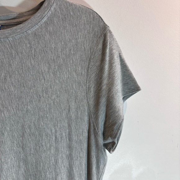 KIT AND ACE Sz M Wave Dress Asymmetrical Cashmere Blend Soft Midi Crew Neck - Picture 3 of 10